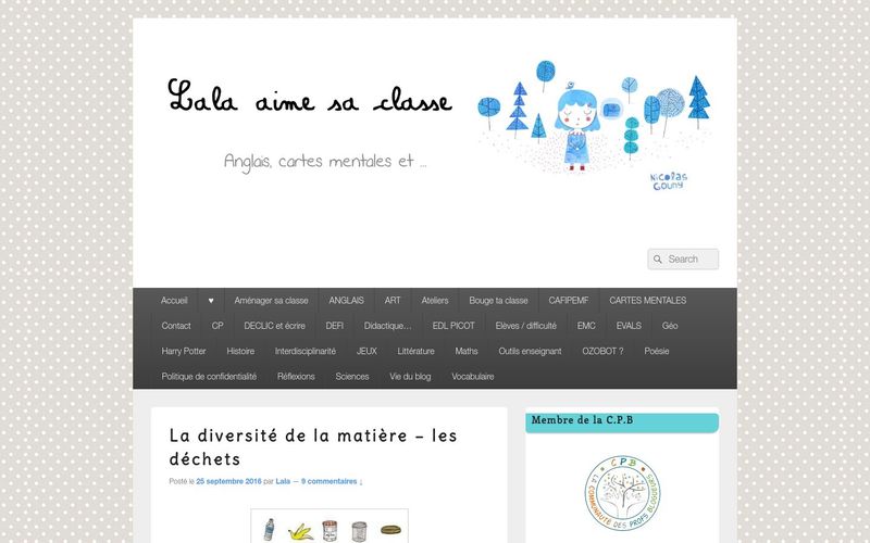 Lala aime sa classe : La diversité de la matière, les déchets
